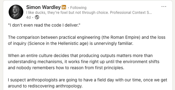 Nobody knows how the whole system works