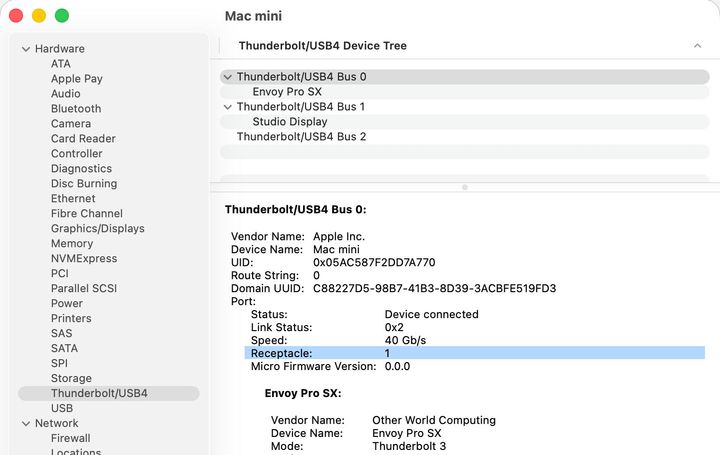 Apple Silicon Macs have 2 types of Thunderbolt ports