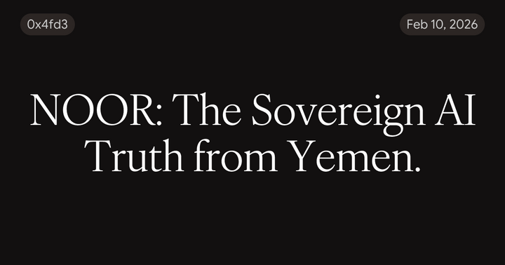 Show HN: NOOR – A Sovereign AI Core Built from the Heart of Suffering in Yemen
