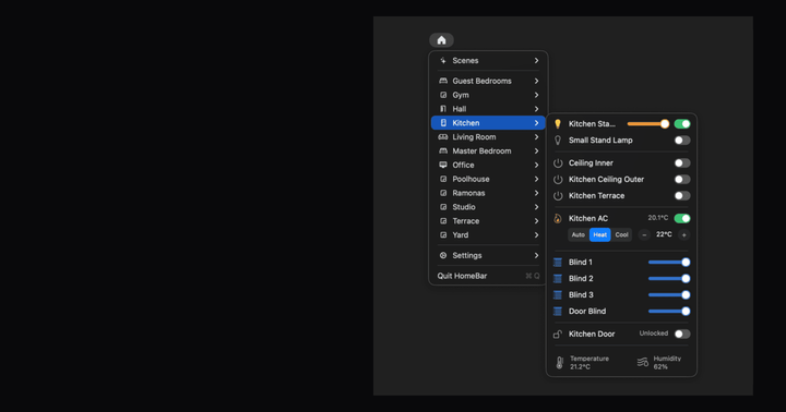 Show HN: Itsyhome – Control HomeKit from your Mac menu bar (open source)