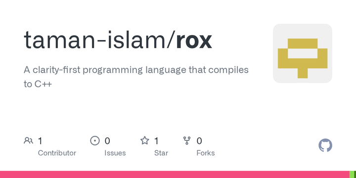 I'm building a clarity-first language (compiles to C++)