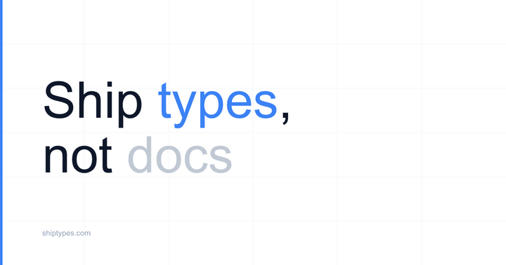 Ship Types, Not Docs