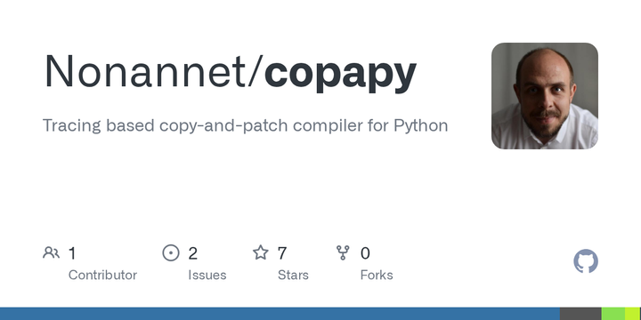 Show HN: Copy-and-patch compiler for hard real-time Python