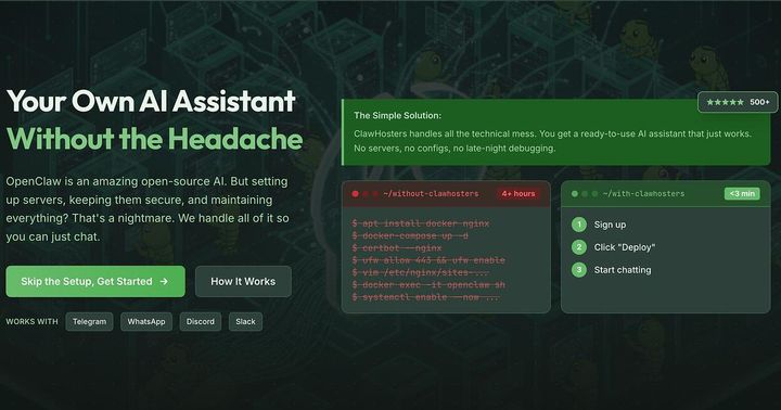 Show HN: I built managed OpenClaw hosting with 60s provisioning in 6 days