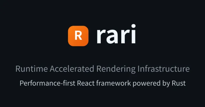 Show HN: rari, the rust-powered react framework