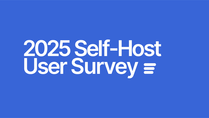 2025 Self-Host User Survey Results