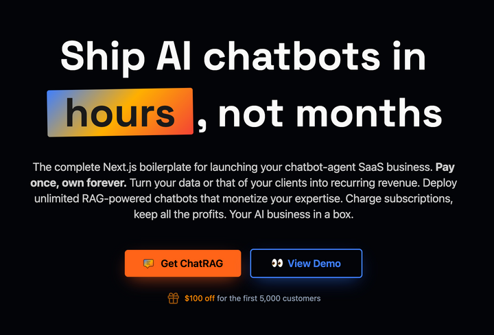 Show HN: ChatRAG – Next.js and AI SDK starter to ship RAG chatbots faster