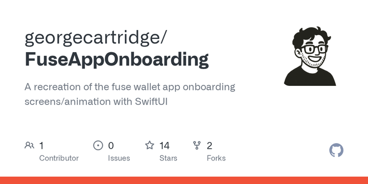 Show HN: I recreated fuse wallets app onboarding in SwiftUI and made it reusable