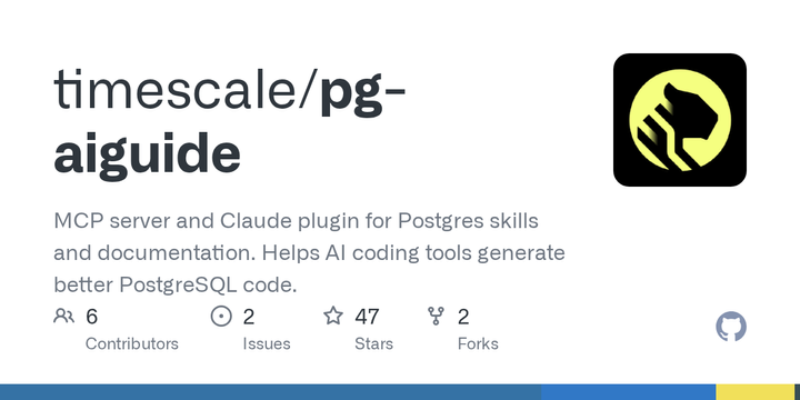 Show HN: Pg-aiguide – Write better PostgreSQL code with AI
