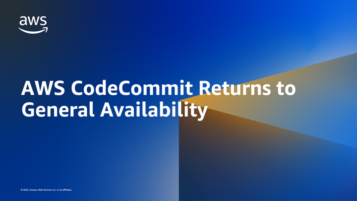 AWS CodeCommit Returns to General Availability