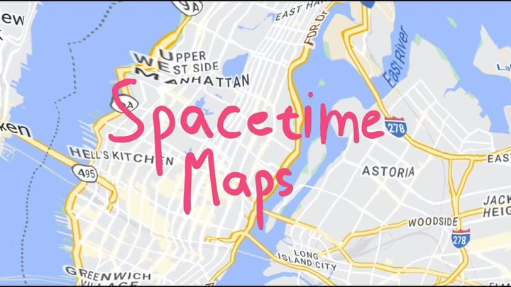 I made maps that show time instead of space [video]