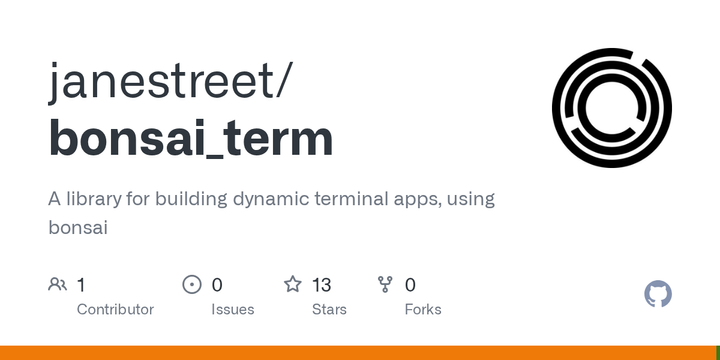 bonsai_term: A library for building dynamic terminal apps by Jane Street