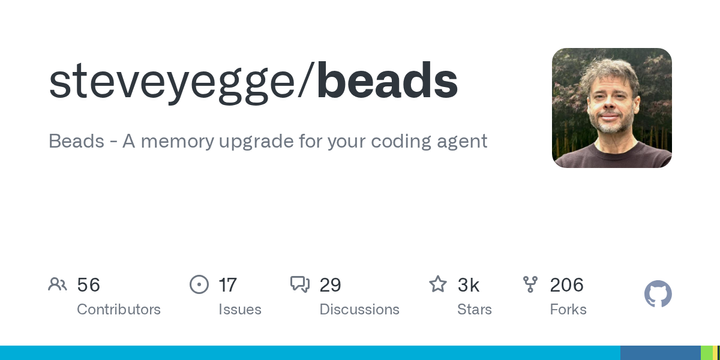 Beads – A memory upgrade for your coding agent