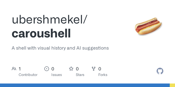 Show HN: I made a shell with AI suggestions – Caroushell