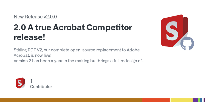 Stirling PDF 2.0