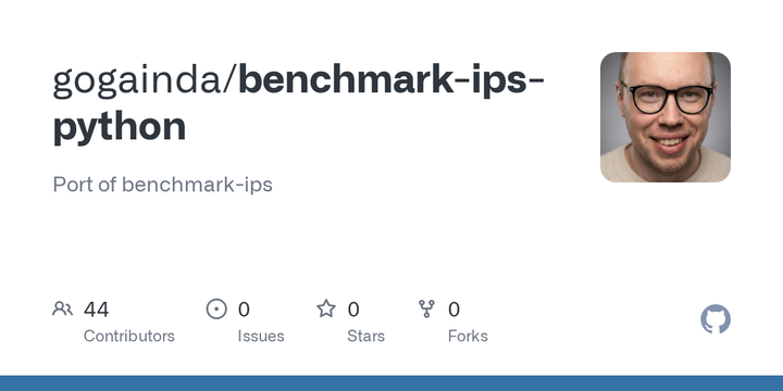 Show HN: Benchmark-ips-Python – benchmarking tool for Python