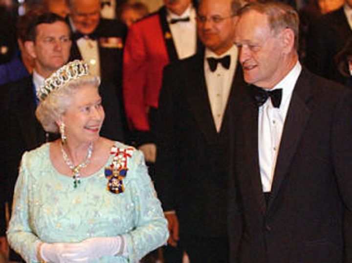 Spoofing her majesty in the 'Great Royal Phone Embarrassment' of 1995