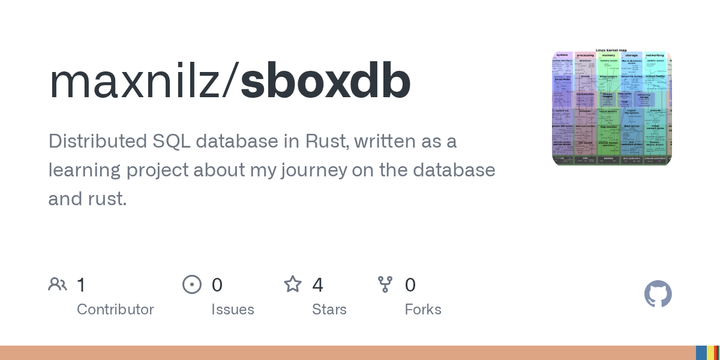 Sboxdb: A Distributed SQL Database Written in Rust – For Learners, by Learners