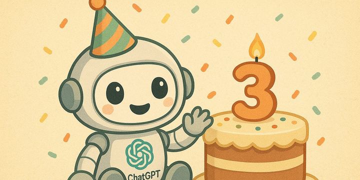 ChatGPT 3 turned 3 today. It still hasn't come close to meeting expectations