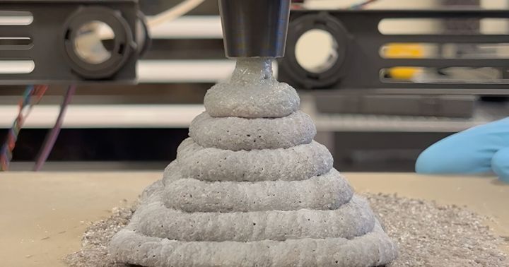 3D-printable concrete alternative hardens in three days, not four weeks