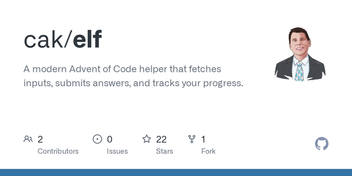 Show HN: Elf – A CLI Helper for Advent of Code