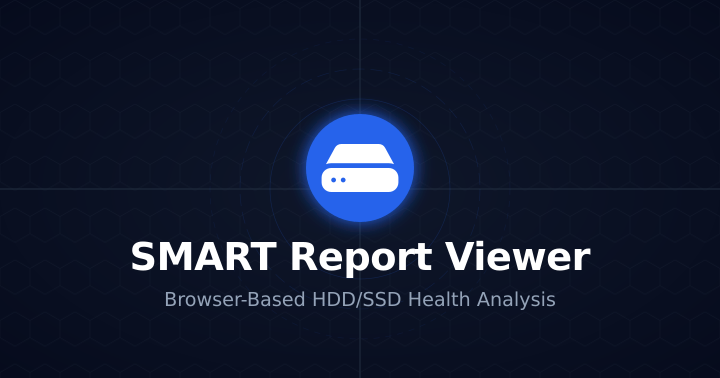 Show HN: SMART report viewer – Simple tool to analyze smartctl outputs