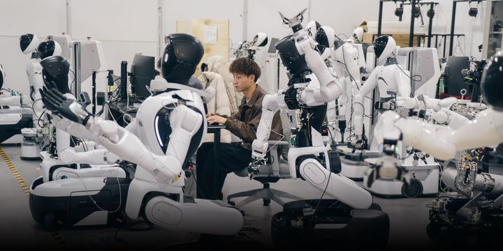 China's Robot Training Factory: Where Humanoids Learn to Work