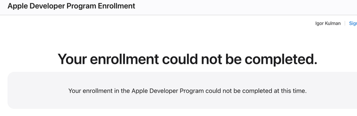 Apple will not let me join the Developer Program – and will not say why