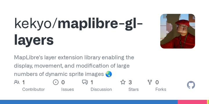 Show HN: MapLibre GL JavaScript – Enabling large number of moveable sprites