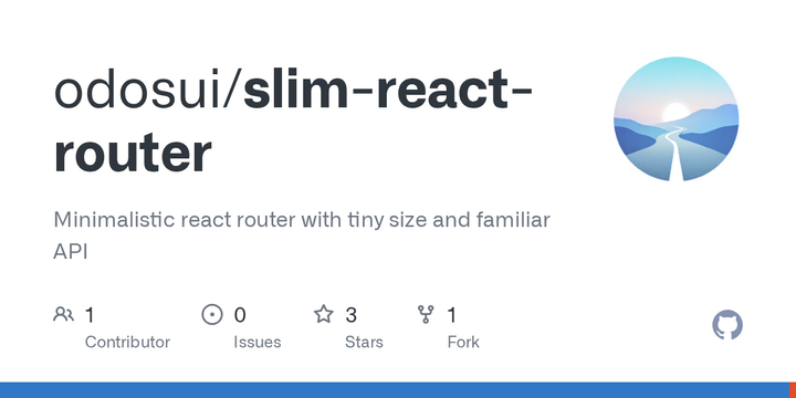 Show HN: Tiny (1.8 KiB) no-dependencies react router alternative