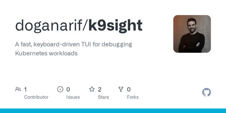Show HN: K9sight – fast, keyboard-driven TUI for debugging Kubernetes workloads
