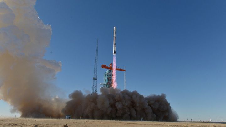 China's 1st reusable rocket explodes in fireball landing after reaching orbit