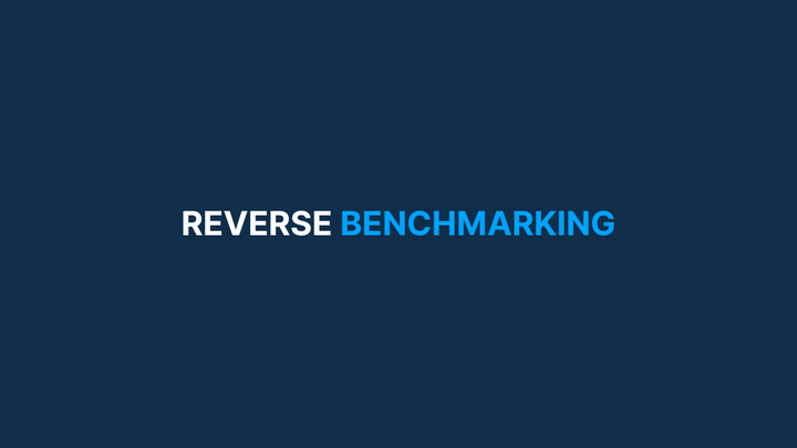 Reverse Benchmarking