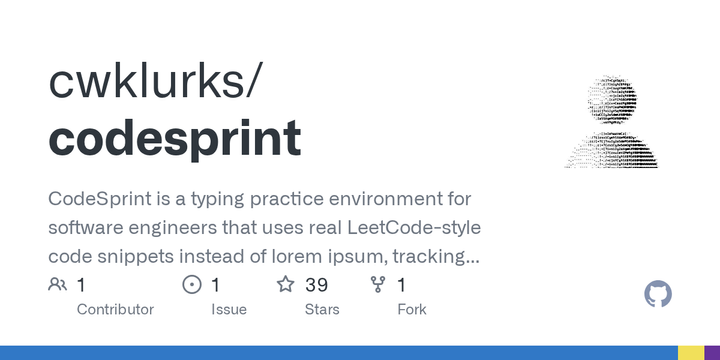 Show HN: Codesprint – A typing game for practicing coding interview syntax