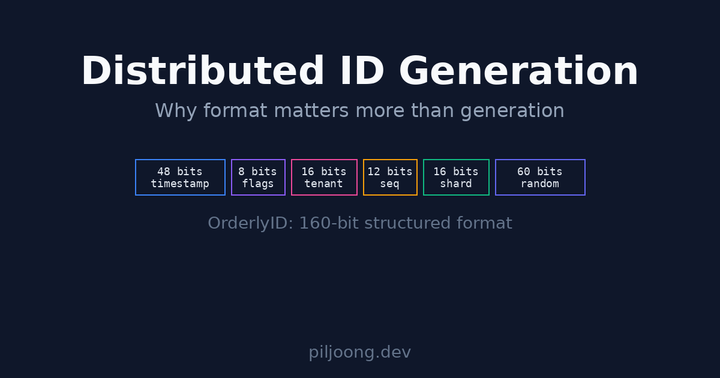 Distributed ID Formats Are Architectural Commitments, Not Just Data Types