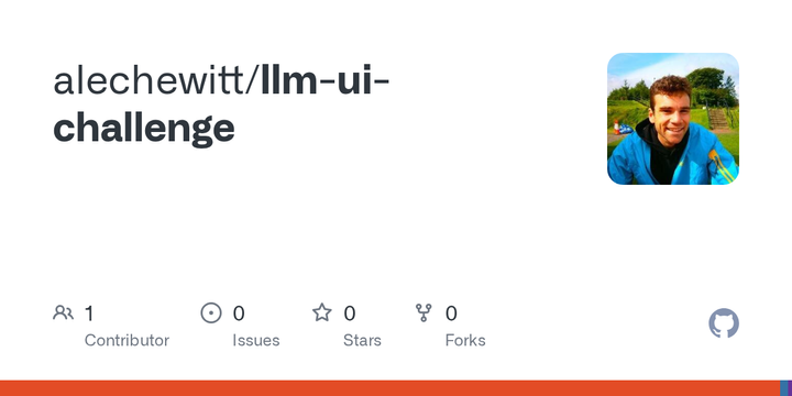 Show HN: LLM UI Challenge