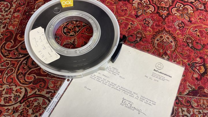 Unix v4 tape found in closet at UofU