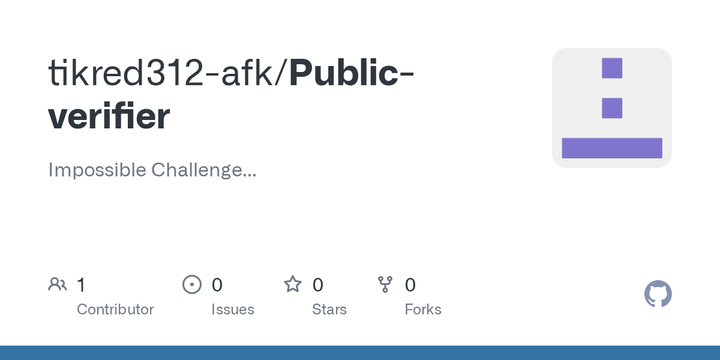 New Cryptographic Challenge