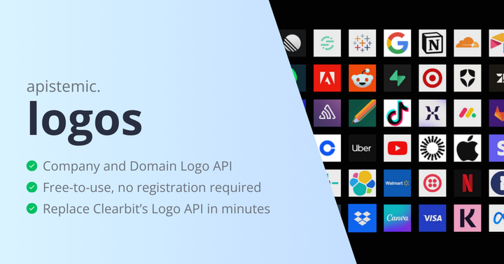 Show HN: Free Logo API – logos for any company or domain