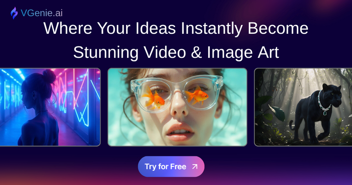 Show HN: AI Art Platform: Video and Image Creator – VGenie