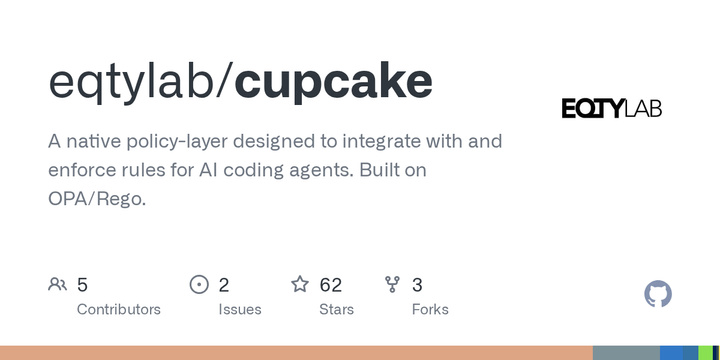 Show HN: Cupcake – Better performance and security for coding agents (via OPA)