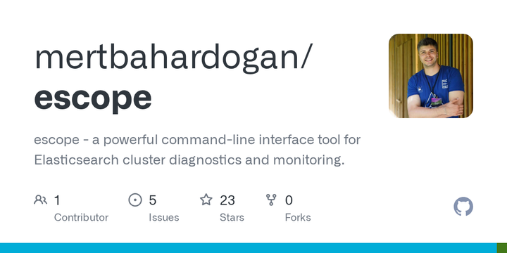 Escope – powerful CLI tool for Elasticsearch cluster diagnostics and monitoring