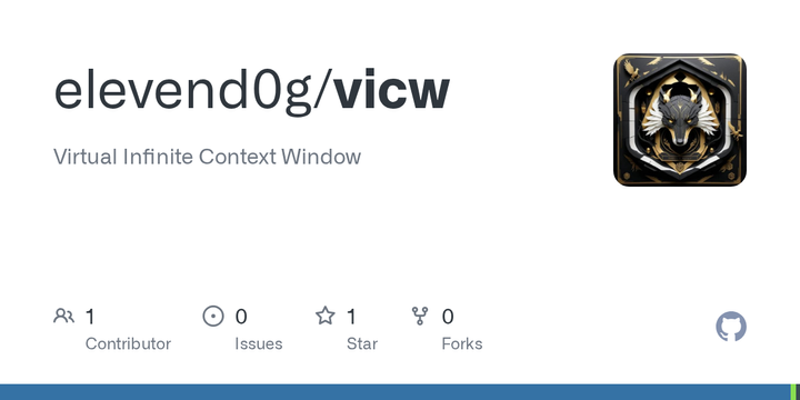 Show HN: VICW – Virtual Infinite Context Window