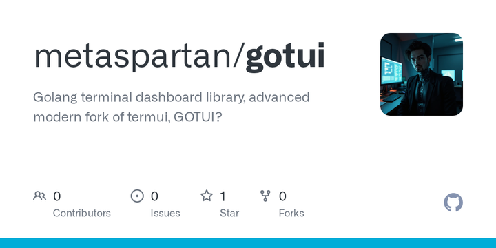 Show HN: Gotui – a modern Go terminal dashboard library