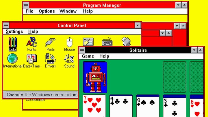 Windows 3.1 'Hot Dog Stand' color scheme true story