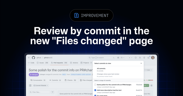 GitHub: Review Commit-by-Commit