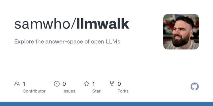 Show HN: Llmwalk – explore the answer-space of open LLMs