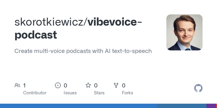 Show HN: Create multi-voice podcasts with VibeVoice