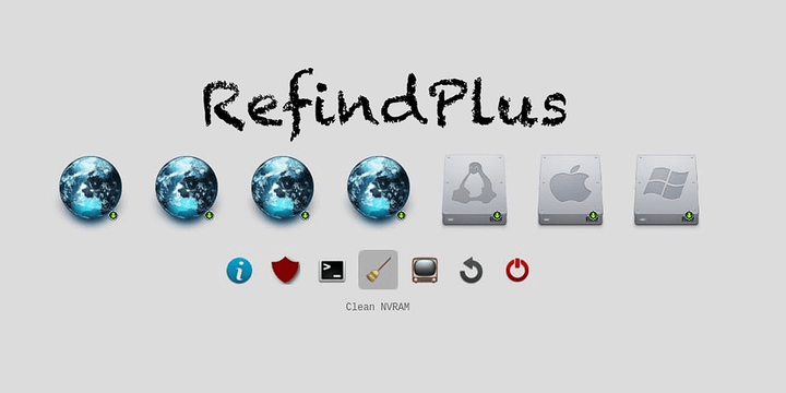 Boot manager RefindPlus is a fork of rEFInd that provides extended functionality
