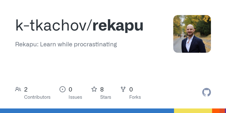Show HN: Rekapu – Learn while procrastinating. Answer flashcard to unblock sites